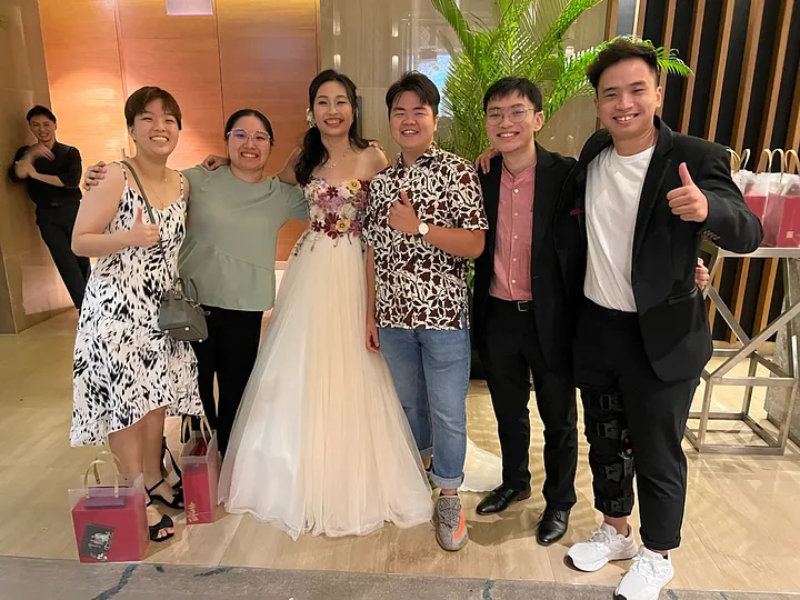 Ho Zhi Hui Wedding with Skilio Team