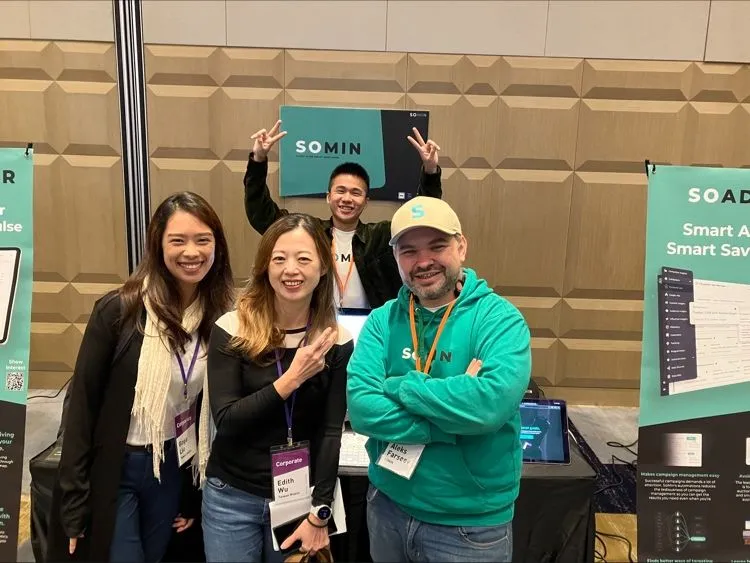 SoMin AI Team at an event