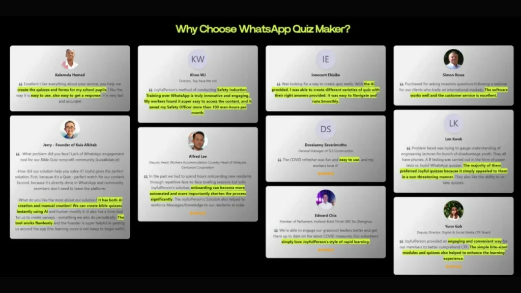 WhatsApp Quiz Maker by JoyfulPerson